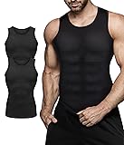 Mens Compression Shirt Slimming Body Shaper Vest