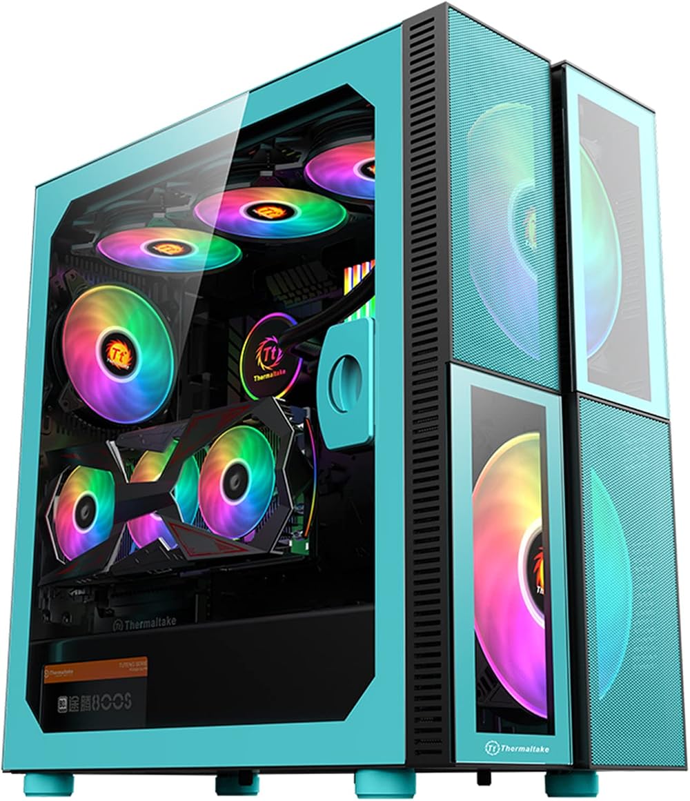 EGEN E-ATX PC Computer Case Water-Cooled Gaming Office Host Glass Side ARGB Fans