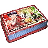 Amazon Com Ladybug Edible Cake Topper Ladybug Edible Image Wafer Disc 8 Grocery Gourmet Food