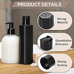 MECCANIXITY 6Pcs Black Disc Top Caps Replacement