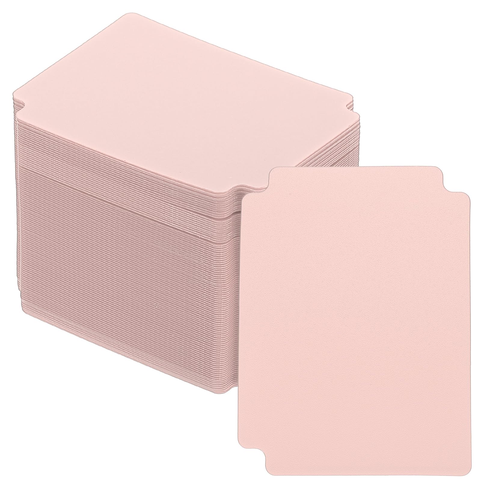 PATIKIL Trading Card Dividers, 100 Pcs Index Card Football Card Sorter Storage Boxes Organizer Tray Accessories for Sports Game Baseball Card, Pink