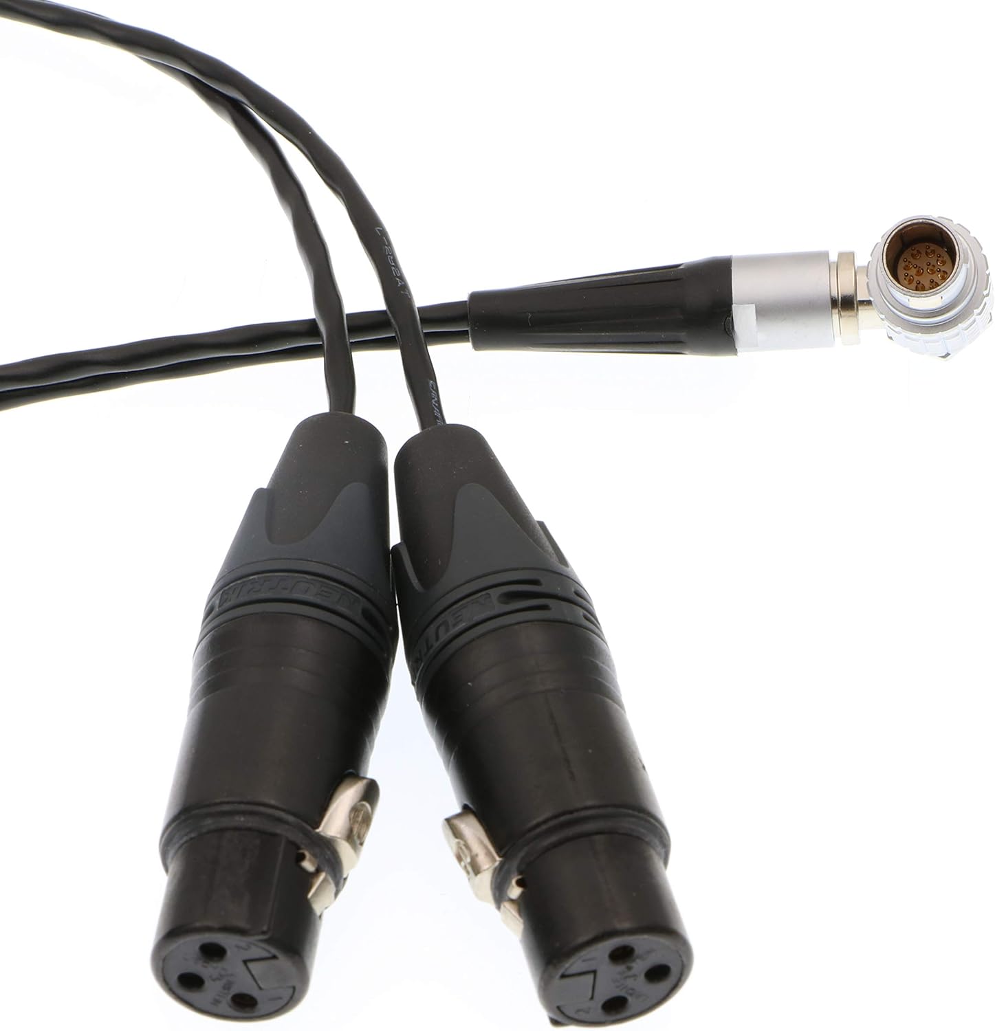 Alvin's Cables XLR Breakout Audio Input Cable for Atomos Shogun Monitor Recorder Right Angle 10 Pin to Dual XLR 3 Pin Female - Image 5