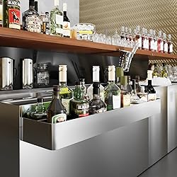 42 in. Abreast Double-Tier Stainless Steel Speed