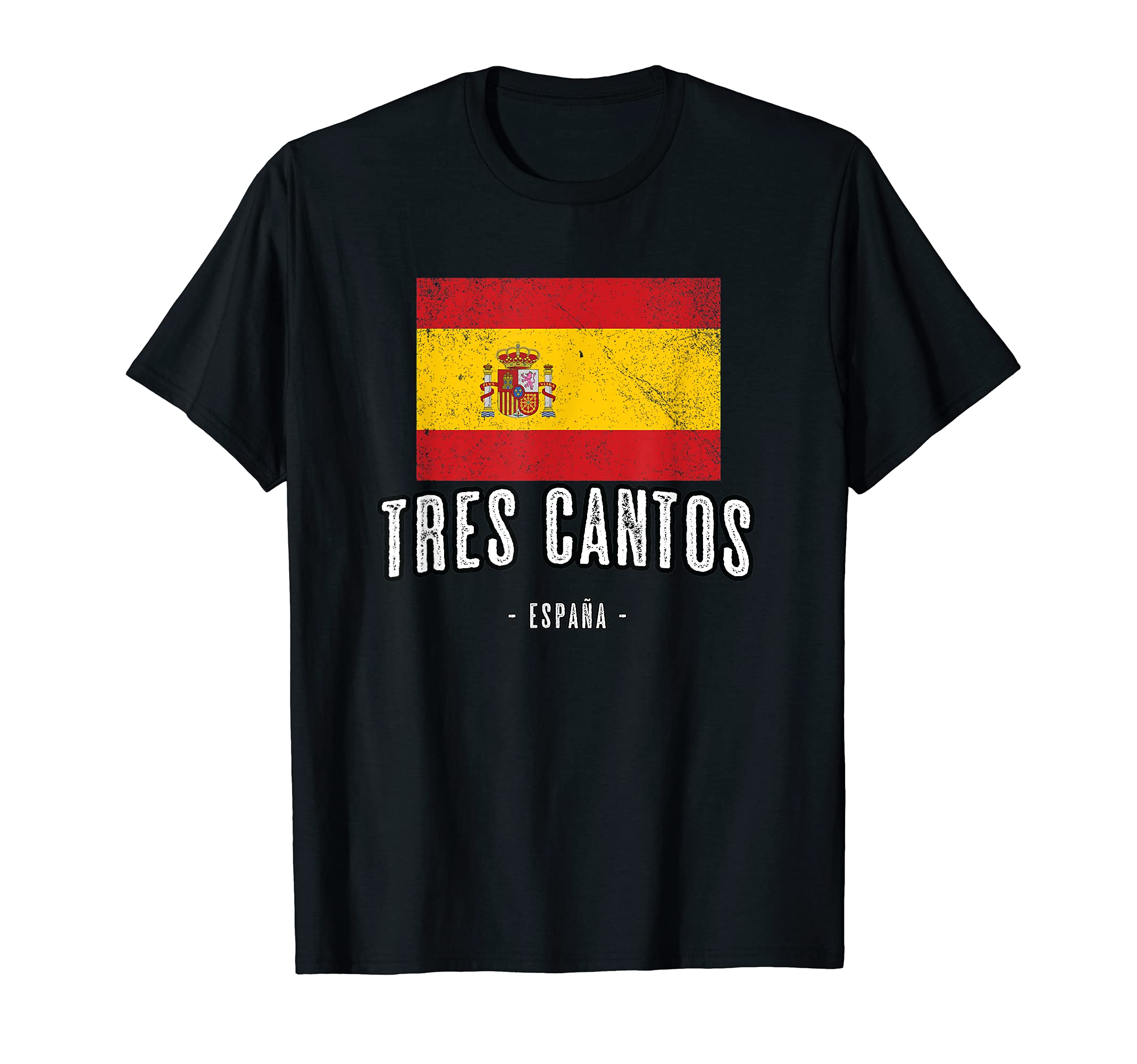 Tres Cantos Spain | ES Flag, City Top - Bandera Ropa - T-Shirt