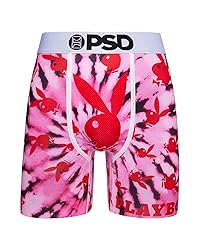 PSD Men's Pb Spiral Bunny Boxer Briefs, Pink, M