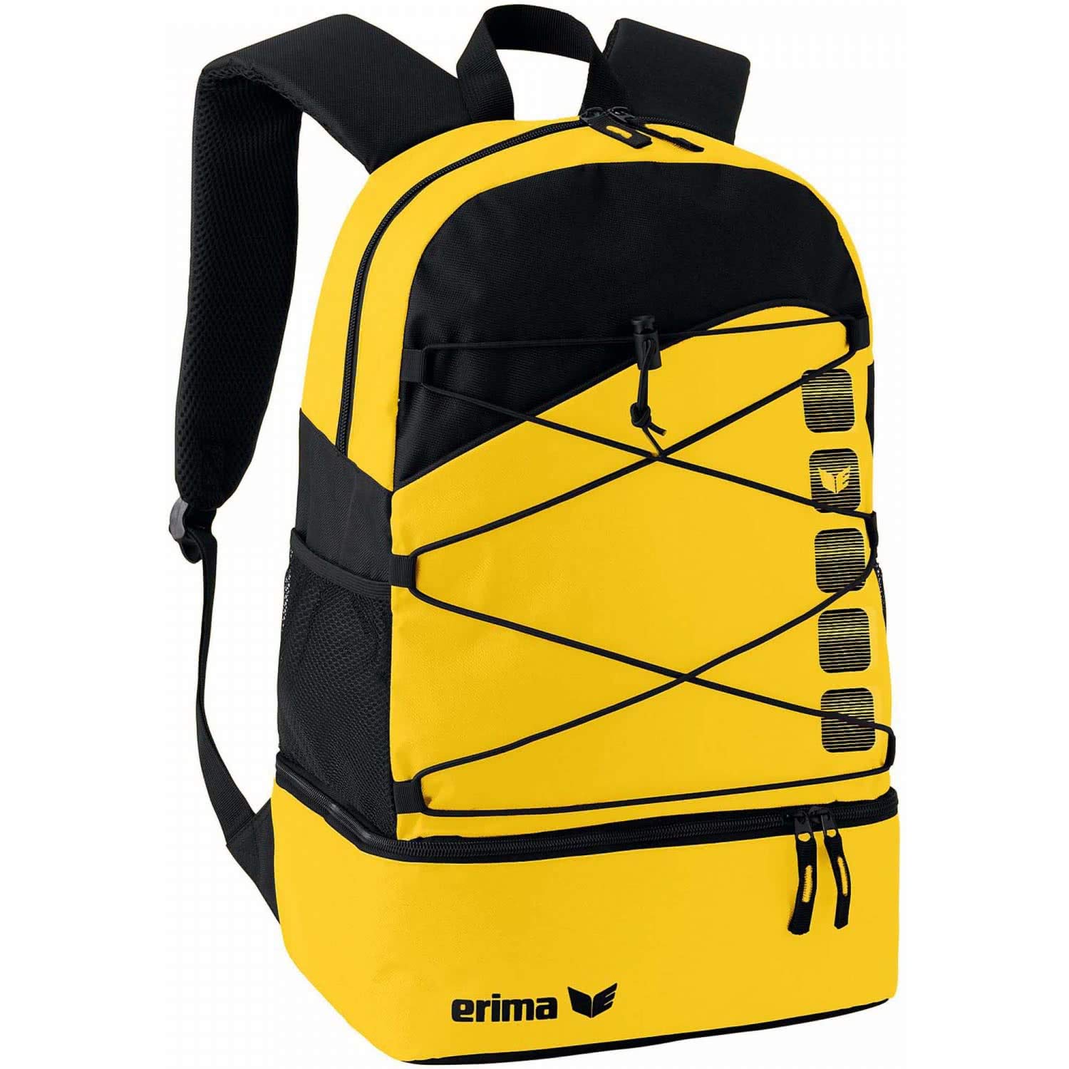 Erima Multi-Functional Backpack - Yellow/Black
