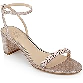 Jewel Badgley Mischka Danni Low Block Heel Sandal