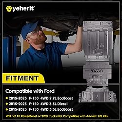 YEHERIT Manganese Steel Full Skid Plate Package