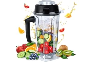 For Vitamix Blender Pitcher 64oz, Replace 5200 5300 6500 7500 Pro200 500 Vita-Prep vm0101 vm0102 E310 320 etc, Perfect Fit fo
