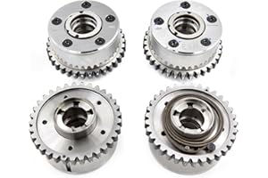 4PCS Intake & Exhaust VVT Camshaft Gear Sprockets Adjuster Timing Cam 5184369AH 5184370AH for 3.6L Pentastar Engine V6 Chrysl