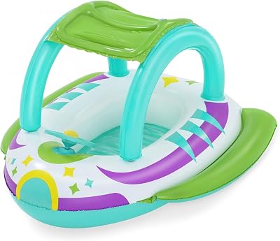 Barca Hinchable para Bebés Bestway® Space Splash™ con Parasol