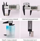 Jodsen Digital Vernier Caliper 150mm 6 Inch Electronic Micrometer Caliper Large view 4
