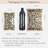 FANTIAN 4 lbs Fish Tank Gravel 4-8 mm Natural Aquarium Pea Gravel view 3
