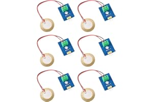 SHUTAO 6Pcs Piezo Analog Ceramic Vibration Sensor Module Controller Piezoelectricity 3.3V/5V Electronic Components Supplies Sensor Board
