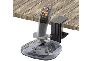 JUYEER Quick Release Desk Mount: Compatible with WINWING URSA MINOR Space/Airline Joystick, Thrustmaster SimTask FarmStick/T.Flight HOTAS ONE, Compatible with Logitech G Extreme 3D Pro Joystick, Turtle Beach VelocityOne Flightstick
