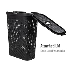 Mind Reader 40L Slim Laundry Hamper, Clothes