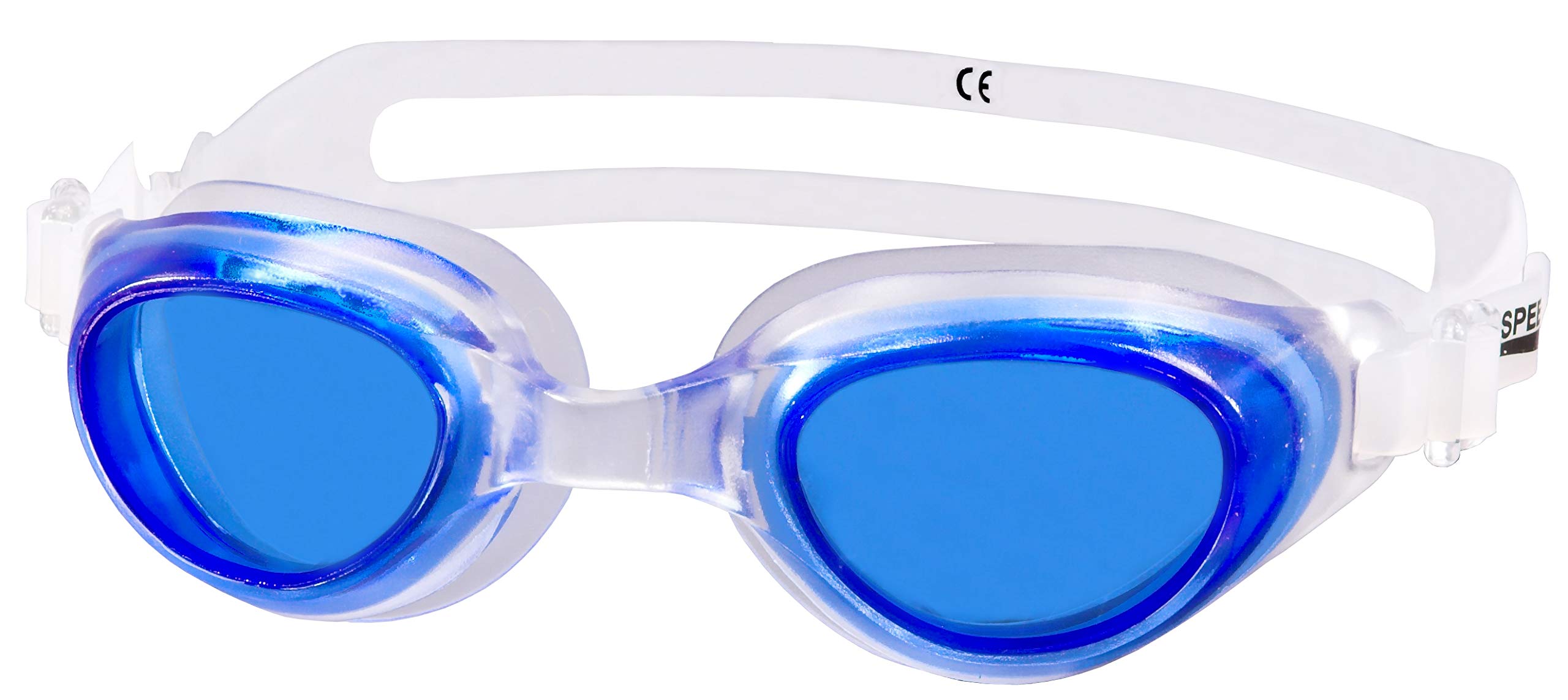 Aqua-Speed® AGILA JR Swimming goggles for children (Safety glass UV-Protection Anti-Fog), Couleur:Bleu