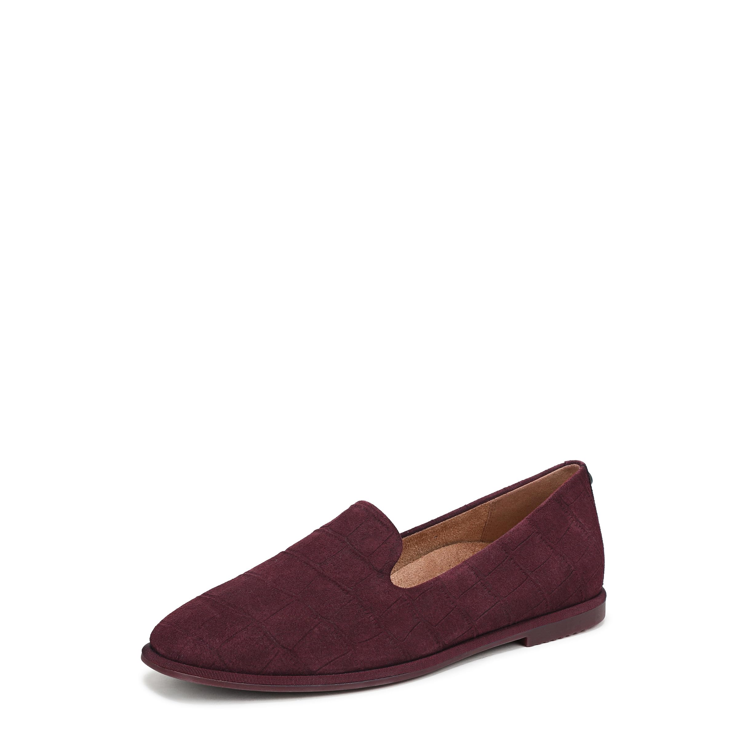 Vionic Women’s Willa 2.0 Loafer Cherry Jubilee Suede Leather 13 M