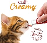 Catit Creamy Salmon & Prawn Lickable Cat Treats 15 x 10g Grain-Free view 3