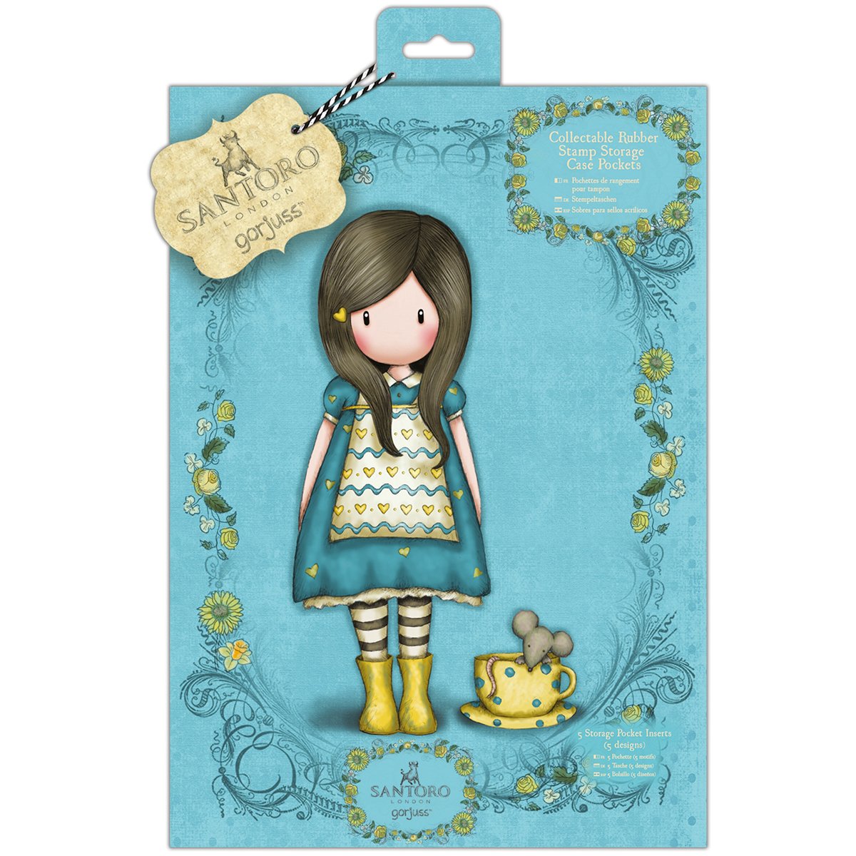 Santoro Gorjuss Collectable Stamp Storage Case Pockets (No.2140