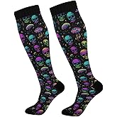 Wusikd Cats Compression Socks for Women and Men Circulation Cute Long Socks for Athletic Running 1
