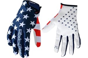 EXCEREY American Flag Cycling Gloves Motorcycle Bicycle Full Finger Off-Road Racing Gloves Outdoor Sports for Men Women & Mountaineering