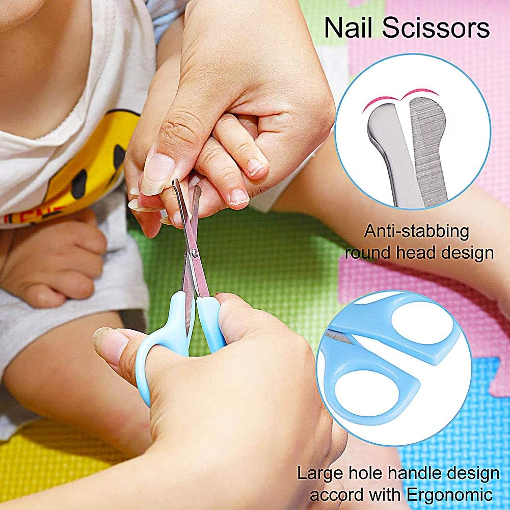 Bebe Bebe Soins Des Ongles Set Chepl Manucure Bebe Kit 4 En 1 Kit Soins Des Ongles Bebes Et Jeunes Enfants Avec Etui Coupe Ongles Pour Nouveau Ne Enfant En Bas Age Enfants L Hygiene De Bebe