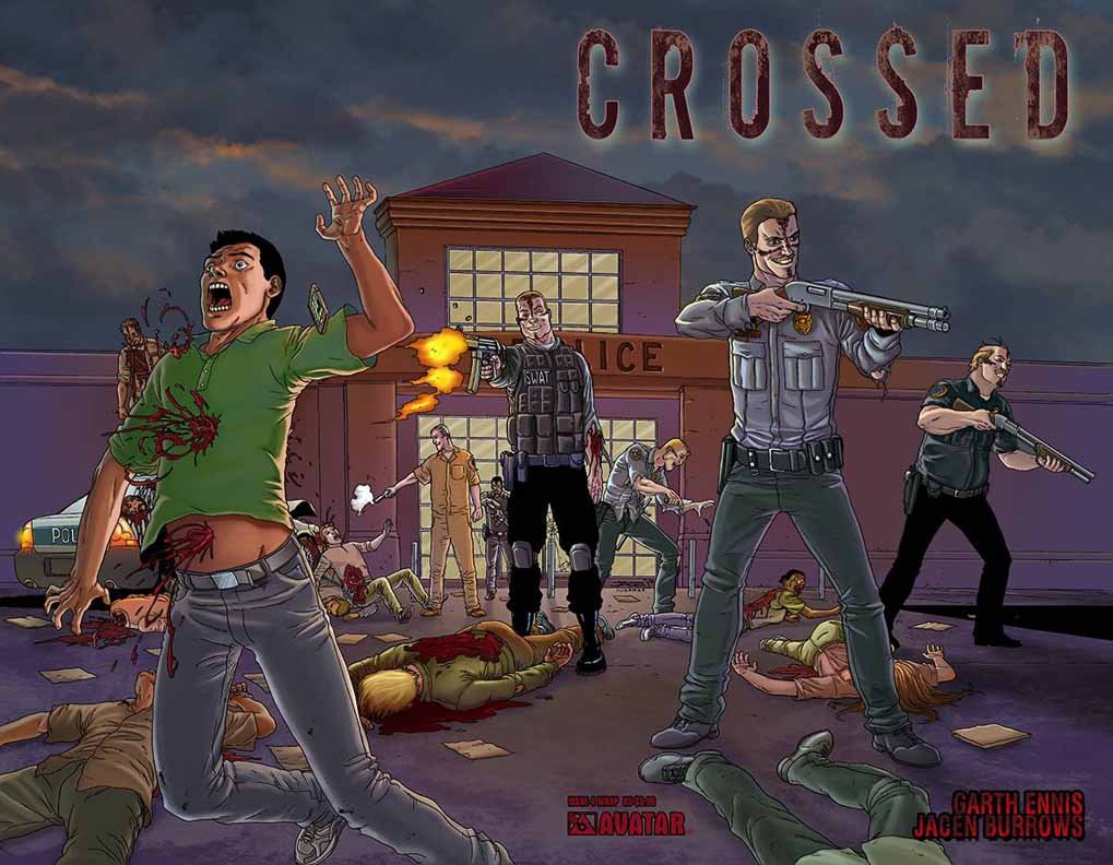 Crossed 4 Of 9 Wrap Cover Crossed Volume 1 Garth Ennis Jacen Burrows Amazon Com Books