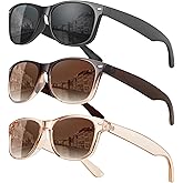 MEETSUN Classic Polarized Sunglasses for Women Men Trendy Retro Sun Glasses for Driving UV Protection (3 Pack)