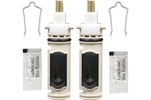 M MOTICO 1222 Replacement Cartridge Compatible with moen One-Handle PosiTemp Faucets, Replacement Compatible with moen 1222 Shower Valve Cartridge,Metals & Plastics-2 Pack