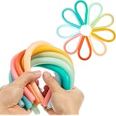 Mr. Pen- Monkey Noodle Fidget Toy, 9 Pack, Colorful | Monkey Noodles Fidget Toy, Strong and Durable, High Elasticity, Non Toxic, Stretches Up to 5 Feet, Christmas Gift