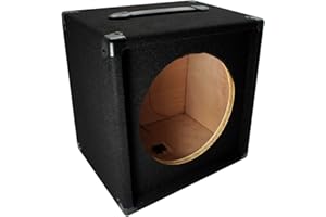 American Sound Connection Electric Guitar 1X12 Empty 12" Speaker Carpet Cabinet Enclosure Box 1/4" Jack