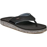 Sanuk Tide Rush Mens Flip Flops - Supportive Beach Sandals | Mens sandals, beach sandals for men, comfort footbed, lightweight and supportive