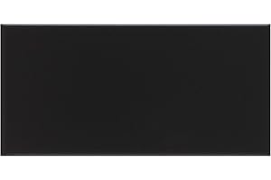 SomerTile WEB3CHMB Crown Heights Matte Black Ceramic Wall Tile, 44 Piece