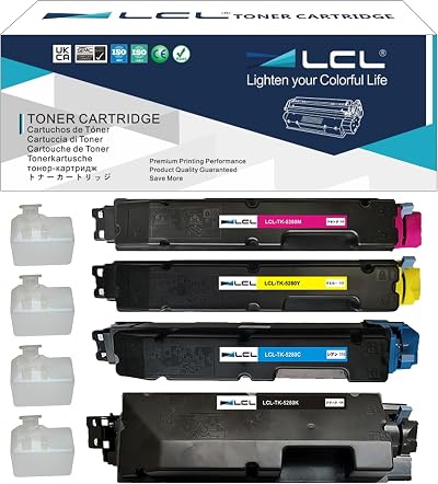 LCL TK-5280 Toner Cartridge 4 Pack KCMY for Kyocera Ecosys P6235 M6235 M6635