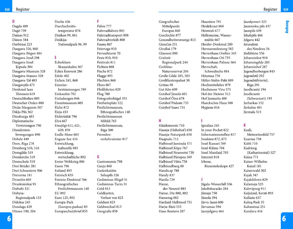 Reise Know How Reisefuhrer Baltikum Litauen Lettland Estland