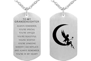 Granddaughter Necklace Birthday Gifts - You Are Special You Are In My Heart - My Favorite Granddaughter Gifts