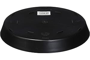 Gro Pro 724934 Plant Saucer, Black, 10"
