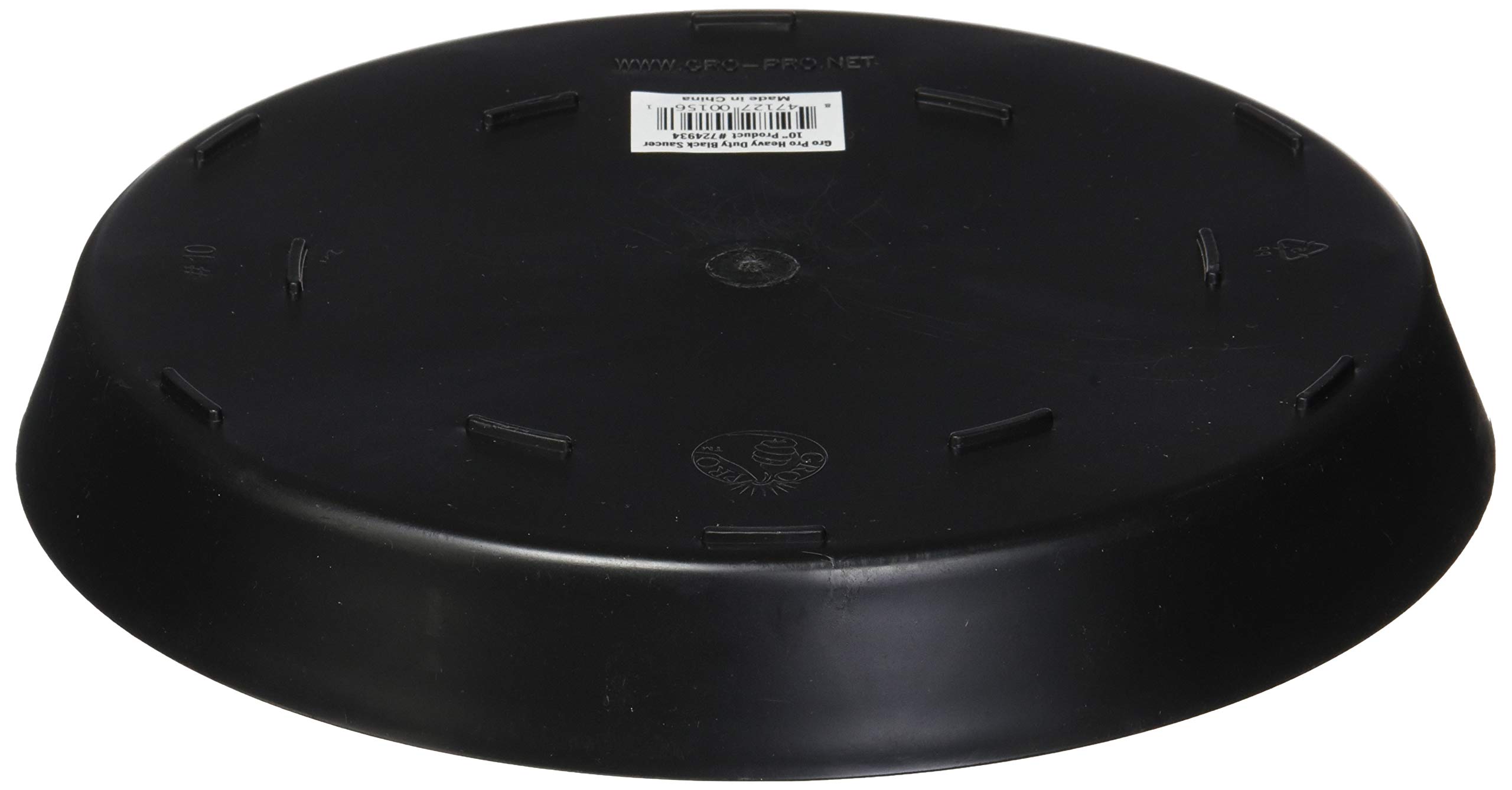 Gro Pro Plant Saucer, 10-Inch, Black