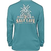 Salt Life Girls' Pineapple Retreat Youth Long Sleeve Tee