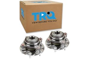 TRQ Front Left and Right Wheel Bearing and Hub Assembly Set 2 Piece Compatible with 03-23 Toyota 4Runner RWD 07-14 FJ Cruiser RWD 16-23 Tacoma RWD 05-15 Tacoma Pre Runner