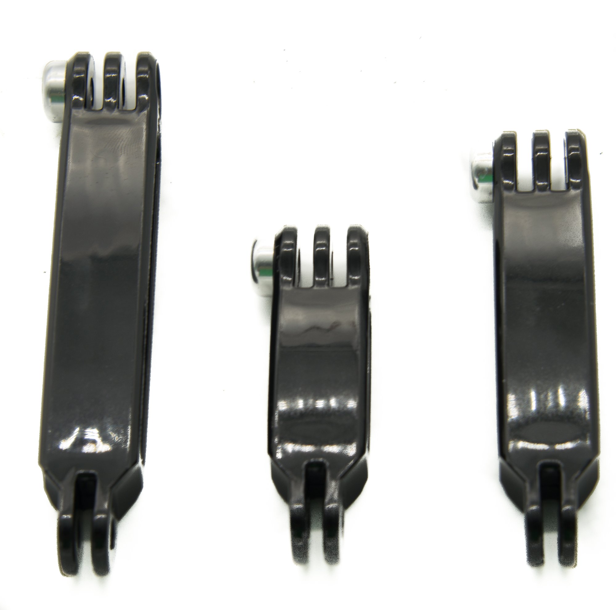 PROtastic Large Straight Riser Extensions (Pack of 3) For GoPro, Xiaomi, SJCAM & Action Cameras *** NO TWIST WHEN RAISING ***