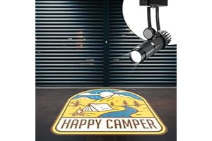 ARXENOVATH GOBO Projector LED Logo GOBO Projector Image Rotation with DJ Effect Light Custom Gobos for Company Restaurant Store Wedding Advertising Outdoor Indoor Use 15w