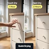 Hemway Chalk Paint Warm Shade White 1L Matt Finish Furniture & Walls view 7
