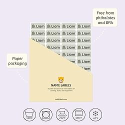 TeddyLabels - Personalized Name Labels for Kids