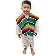 Leos Imports (TM Mexican Sarape Serape Boys/Girls Poncho