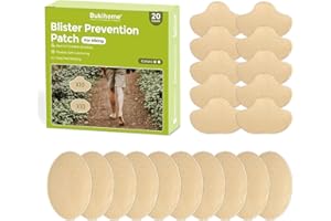 Bukihome Upgraded Foam Moleskin Adhesive Pads for Feet - Moleskin for Blisters & Shoes, Blister Prevention Tape - Reduce Fric