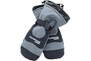 ICEARMOR Edge X Mitts – Waterproof Insulated Ice Fishing Mittens with 3M Thinsulate & Reinforced Palm for Cold Weather