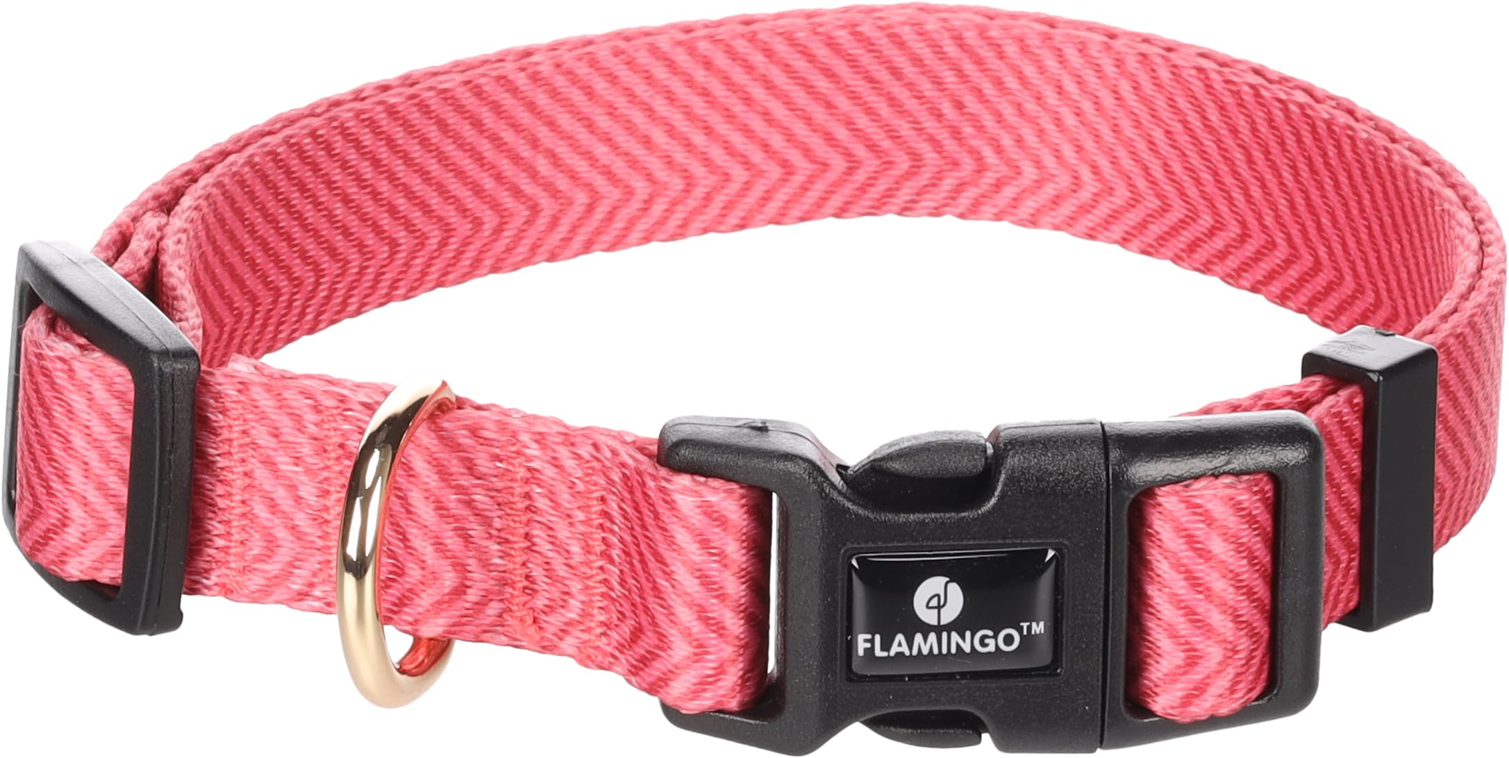 Flamingo Dog Collar Noekie Pink M 40-55cm 20mm