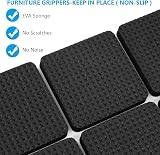 OSDUE 45 Pcs Non Slip Furniture Pads Floor Protectors 5cm Self Adhesive view 3